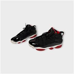 Jordan 6 Rings Bred - 322992-062 Black/Varsity Red-White Size 8.5